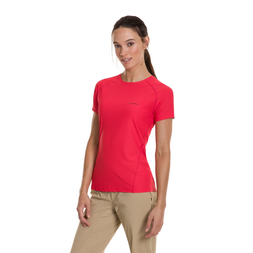 Women's 24/7 Short Sleeve Tech Baselayer - Red