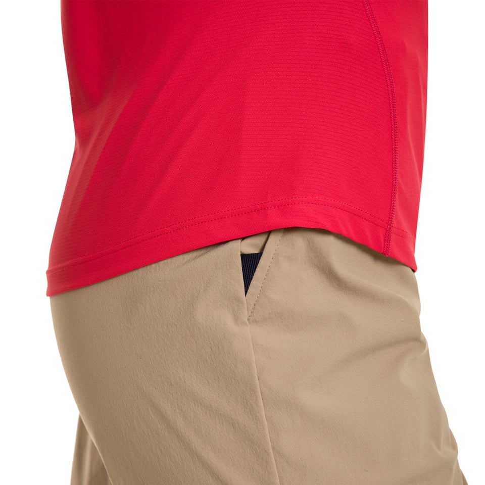 Women's 24/7 Short Sleeve Tech Baselayer - Red