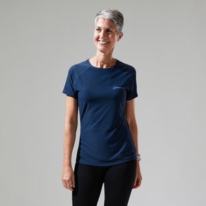 Women's 24/7 Tech Tee Super Stretch Crew - Dark Blue
