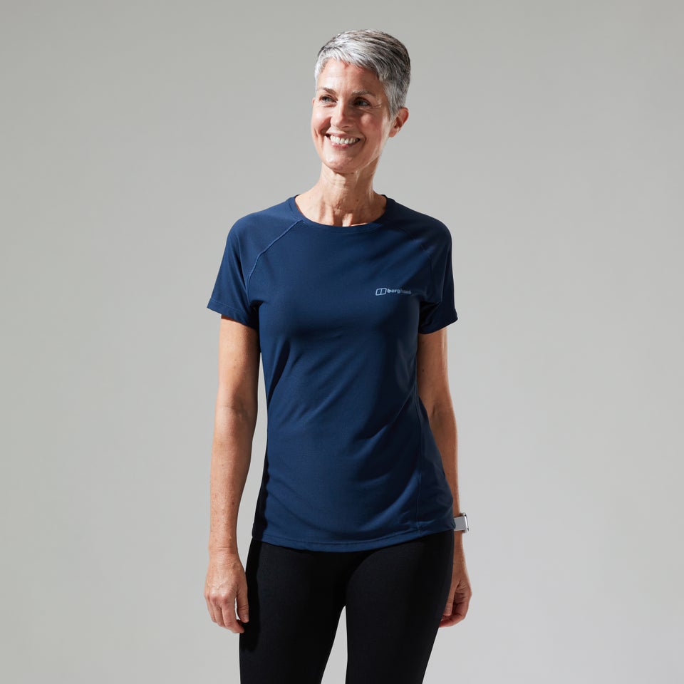 Women's 24/7 Tech Tee Super Stretch Crew - Dark Blue