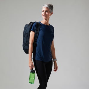 Women's 24/7 Tech Tee Super Stretch Crew - Dark Blue