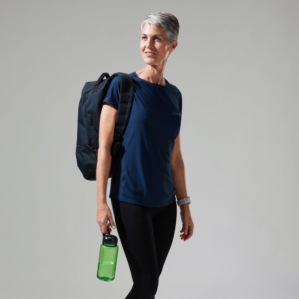 Women's 24/7 Tech Tee Super Stretch Crew - Dark Blue