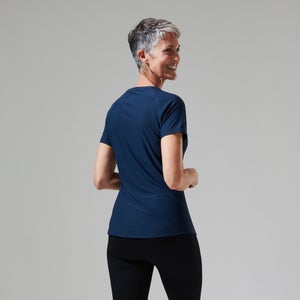 Women's 24/7 Tech Tee Super Stretch Crew - Dark Blue