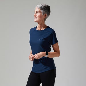 Women's 24/7 Tech Tee Super Stretch Crew - Dark Blue