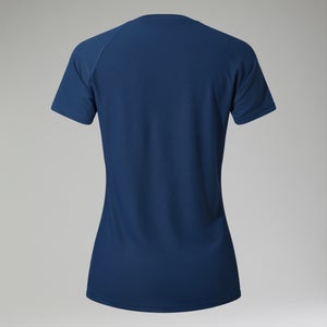 Women's 24/7 Tech Tee Super Stretch Crew - Dark Blue
