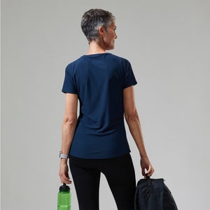 Women's 24/7 Tech Tee Super Stretch Crew - Dark Blue