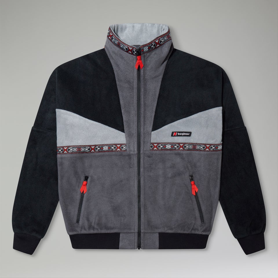 Unisex Tramantana 91 Fleece Jacket - Black/Grey