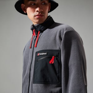 Unisex Tramantana 91 Fleece Jacket - Black/Grey