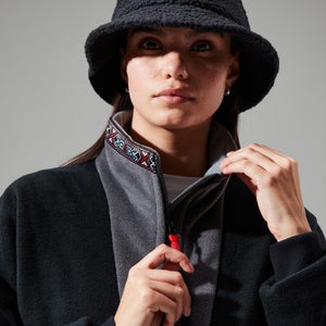 Unisex Tramantana 91 Fleece Jacket - Black/Grey