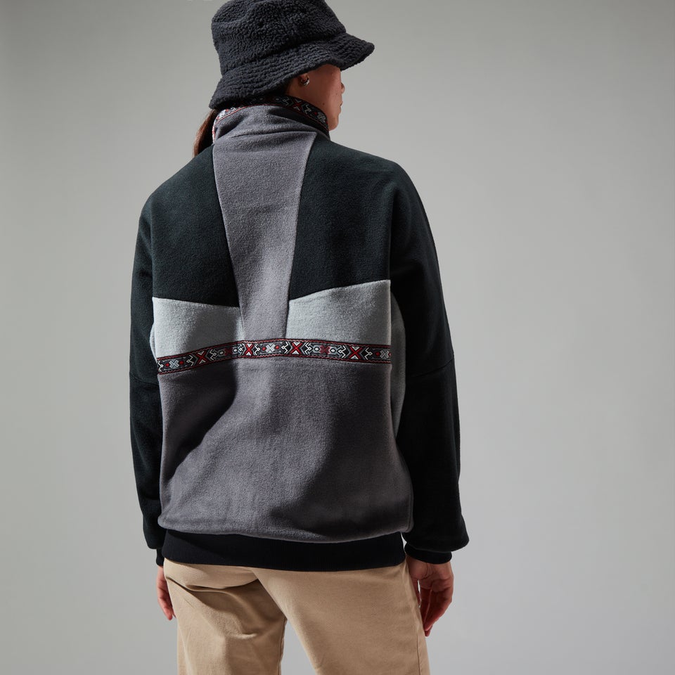 Unisex Tramantana 91 Fleece Jacket - Black/Grey