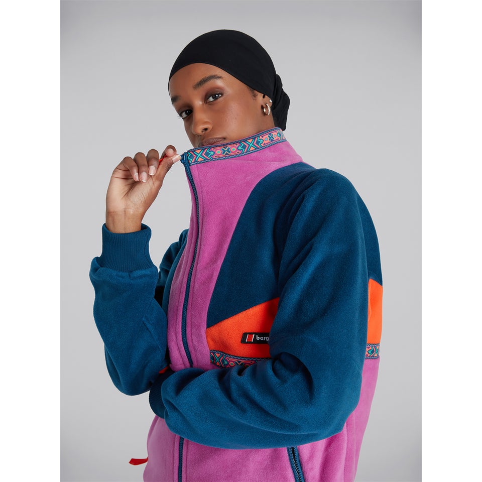Unisex Tramantana 91 Fleece Jacket - Purple / Blue