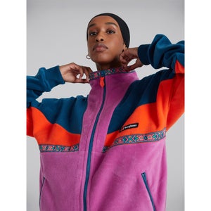 Unisex Tramantana 91 Fleece Jacket - Purple / Blue