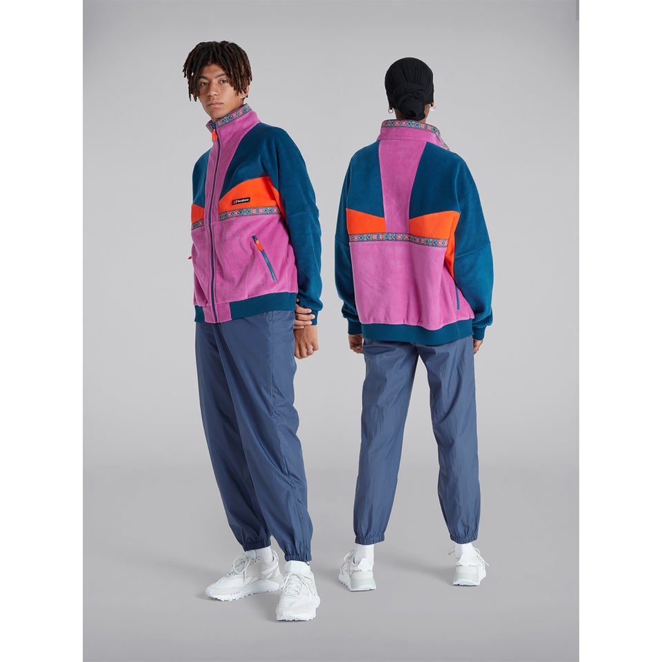 Unisex Tramantana 91 Fleece Jacket - Purple / Blue