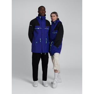Unisex Tempest 89 Waterproof Jacket - Vallarta Blue/Peacoat