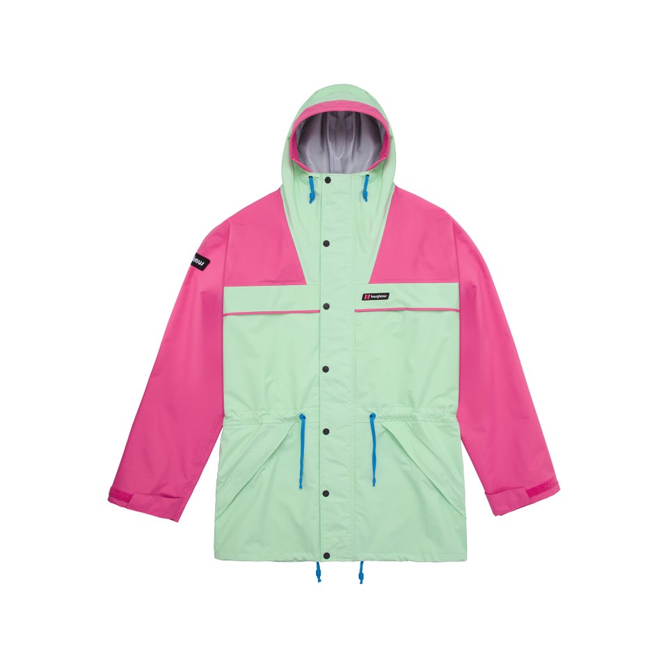 Unisex Tempest 89 Waterproof Jacket - Light Green / Pink