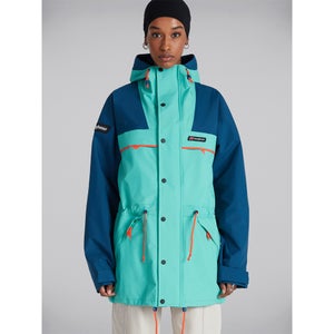 Unisex Tempest 89 Waterproof Jacket - Gumdrop Green/Gibralta Sea