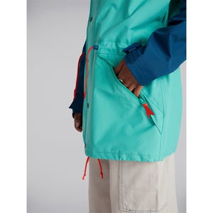 Unisex Tempest 89 Waterproof Jacket - Gumdrop Green/Gibralta Sea