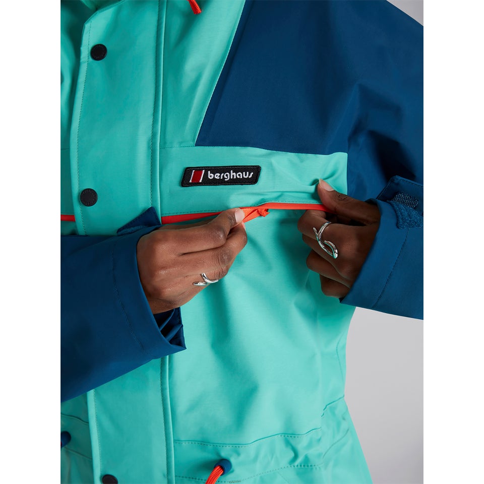 Unisex Tempest 89 Waterproof Jacket - Gumdrop Green/Gibralta Sea