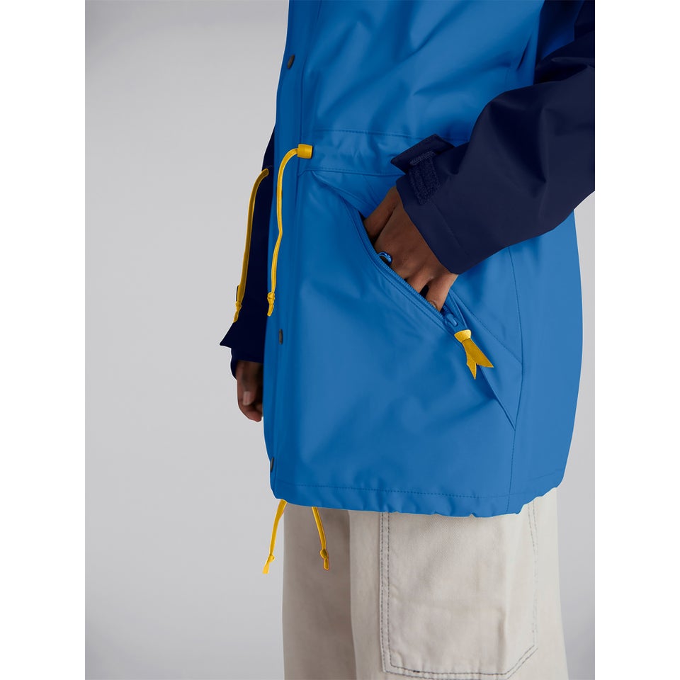Unisex Tempest 89 Waterproof Jacket - Vallarta Blue/Peacoat