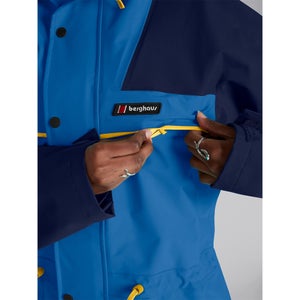 Unisex Tempest 89 Waterproof Jacket - Vallarta Blue/Peacoat