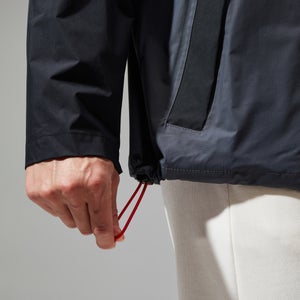 Unisex Ski Smock 86 Shell Half-zip Jackets - Black/Grey