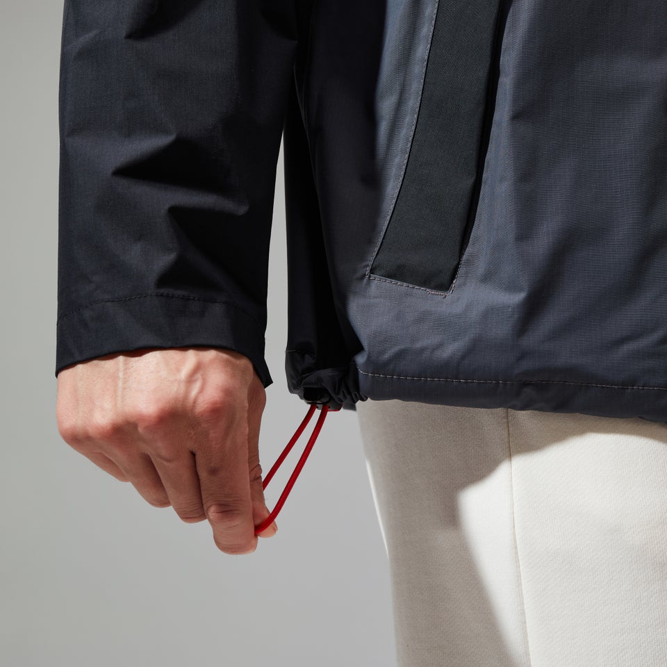 Unisex Ski Smock 86 Shell Half-zip Jackets - Black/Grey