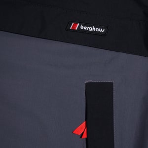 Unisex Ski Smock 86 Shell Half-zip Jackets - Black/Grey