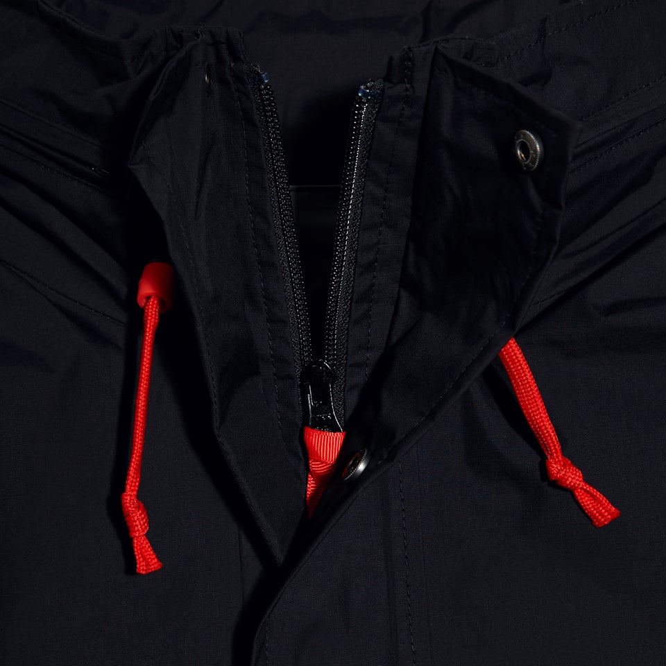 Unisex Ski Smock 86 Shell Half-zip Jackets - Black/Grey