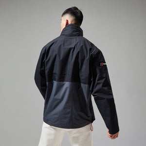 Unisex Ski Smock 86 Shell Half-zip Jackets - Black/Grey