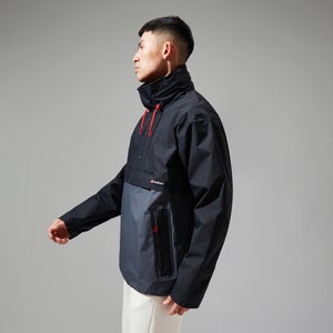 Unisex Ski Smock 86 Shell Half-zip Jackets - Black/Grey