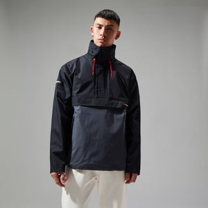 Unisex Ski Smock 86 Shell Half-zip Jackets - Black/Grey