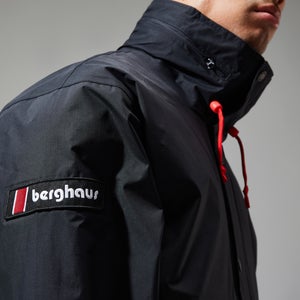 Unisex Ski Smock 86 Shell Half-zip Jackets - Black/Grey