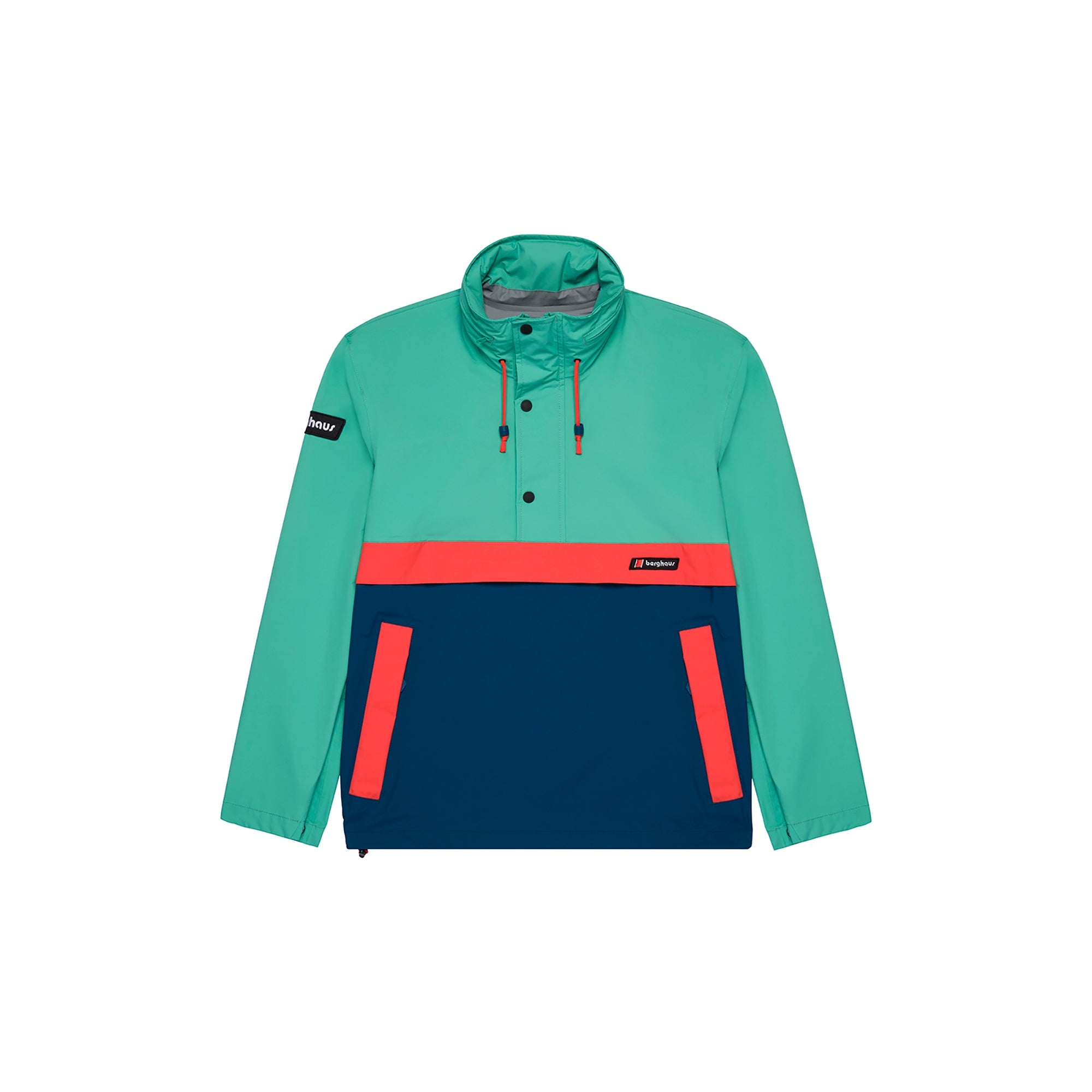 Unisex Ski Smock 86 Half Zip - Gumdrop Green/Gibraltar Sea/Digital