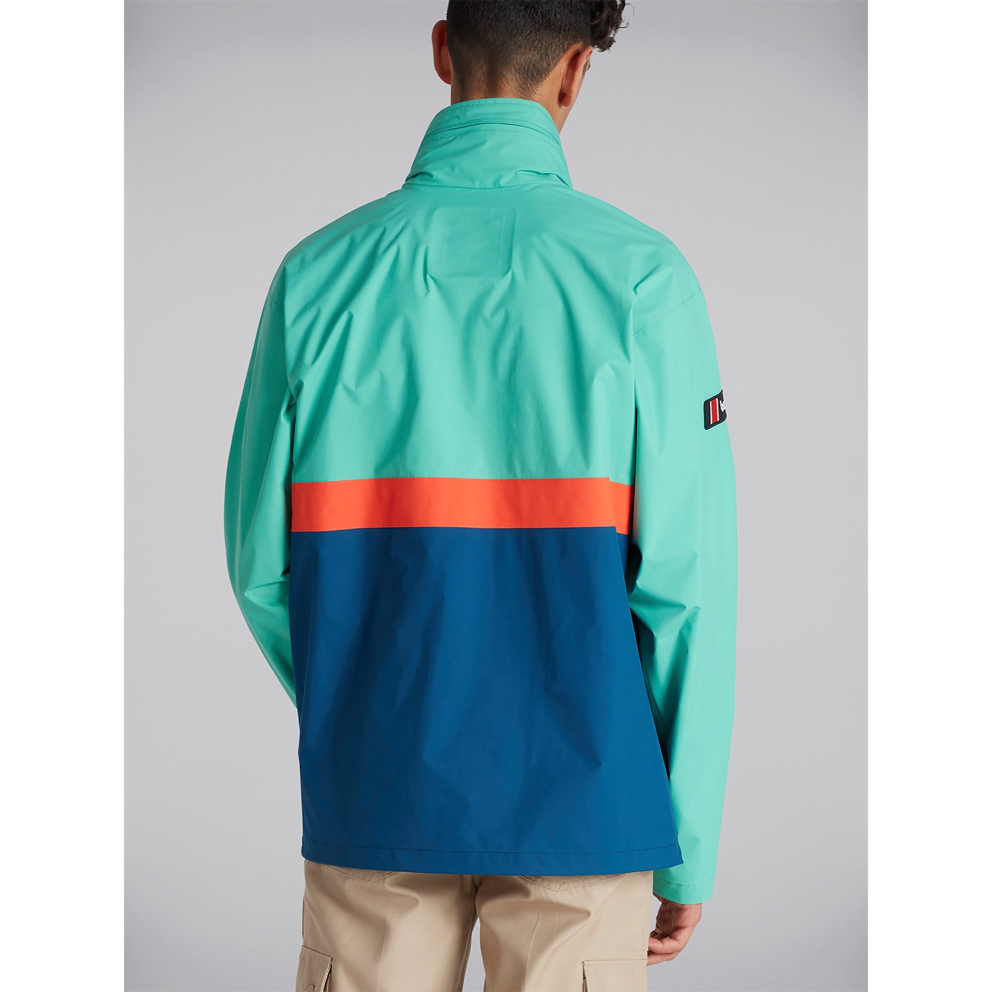 Unisex Ski Smock 86 Half Zip - Gumdrop Green/Gibraltar Sea/Digital Glow