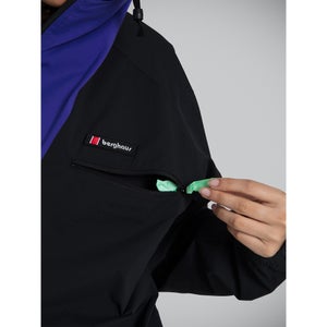 Unisex Wind Shirt 90 Jacket - Black / Blue