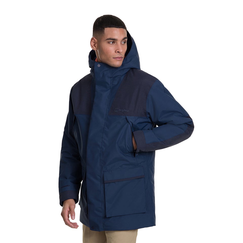 Men's Breccan Parka Jacket - Blue