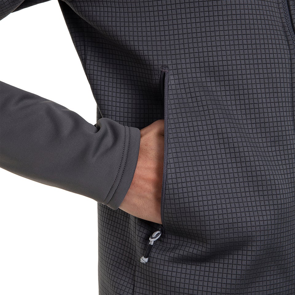 Men's Sidley Hooded Fleece Jacket - Grey