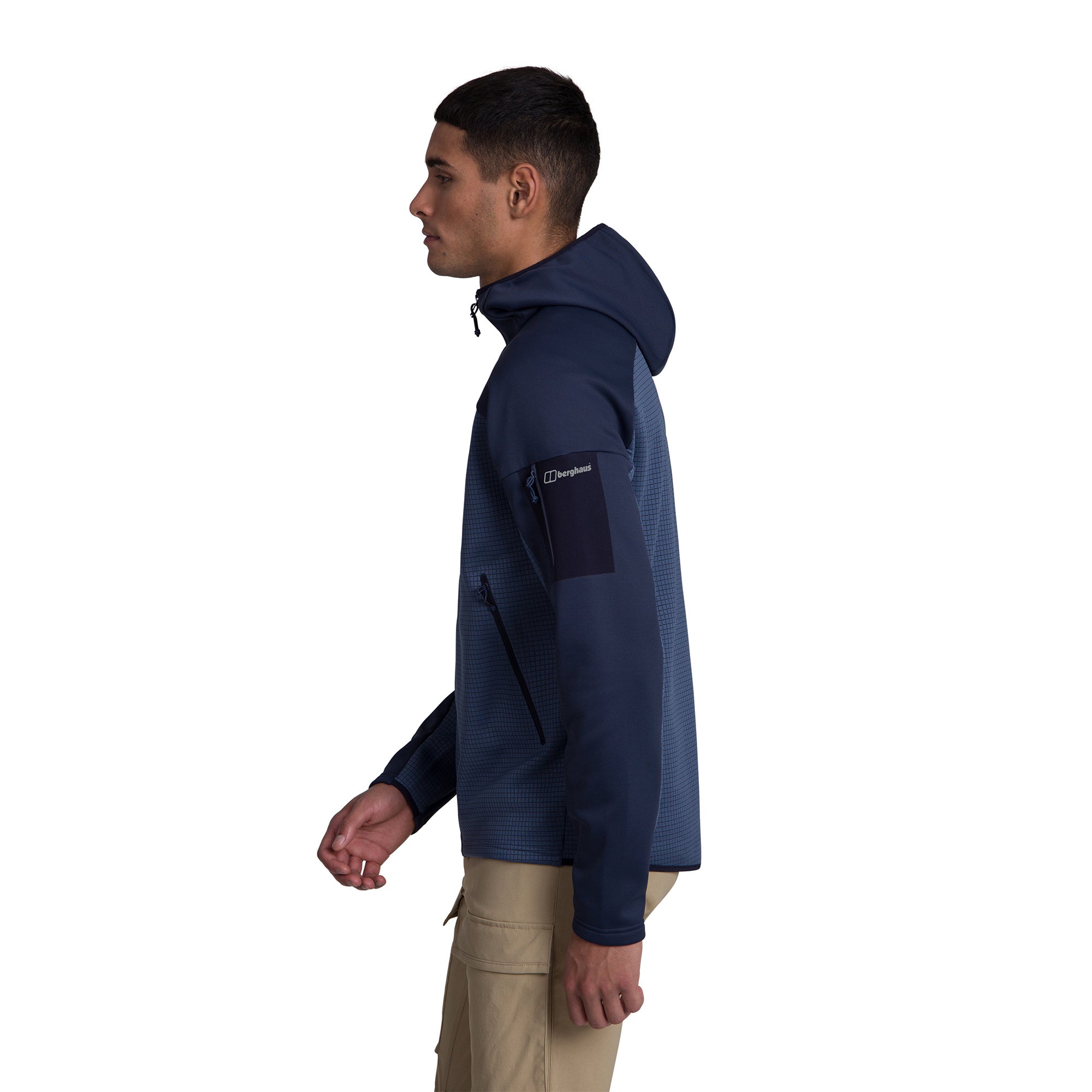 Men's Sidley Hooded Fleece Jacket - Blue