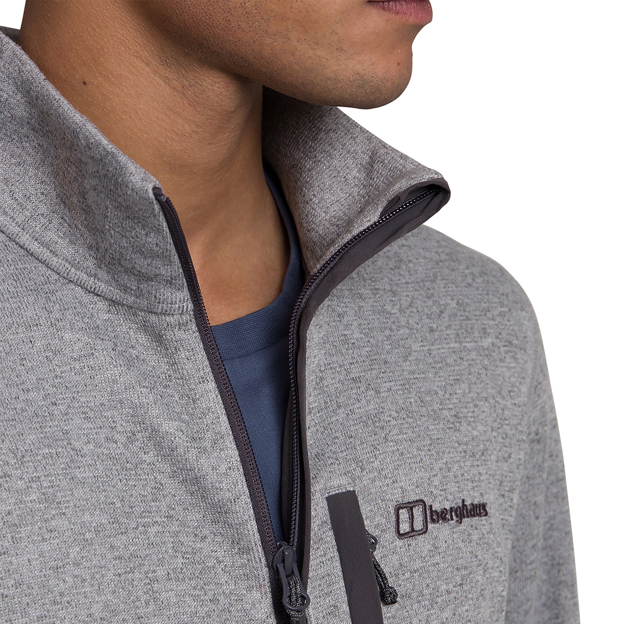 Men's Carnell Half Zip Fleece - Grey
