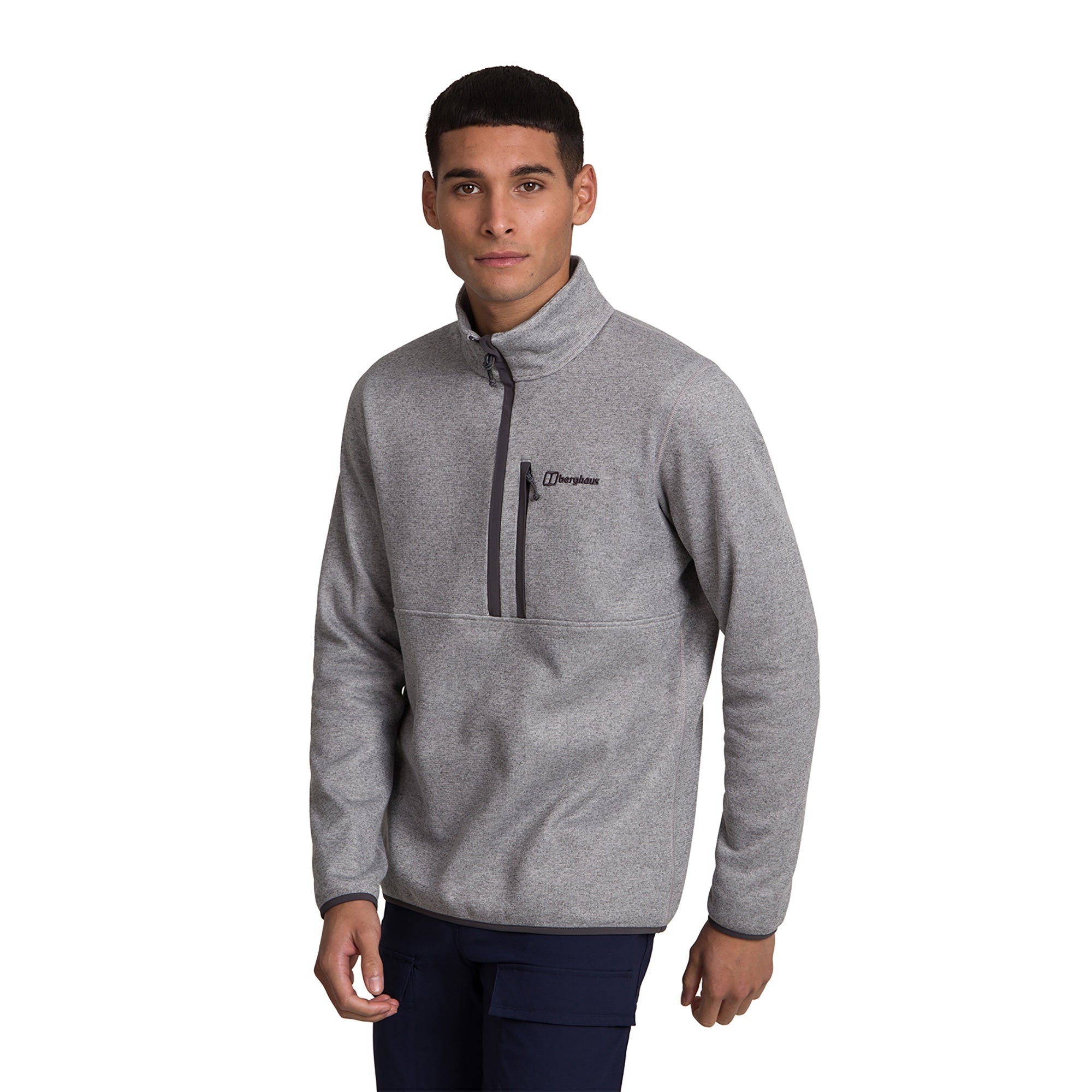 Men's Carnell Half Zip Fleece - Grey