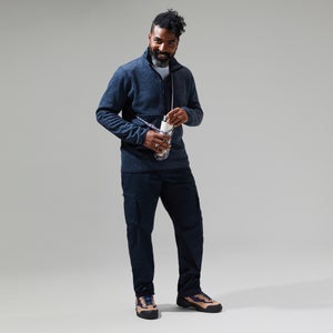 Men's Carnell Half Zip Fleece - Dark Green