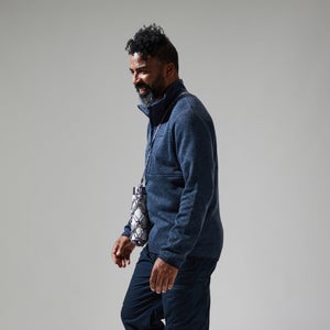 Men's Carnell Half Zip Fleece - Dark Green