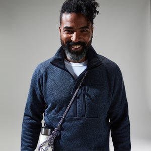 Men's Carnell Half Zip Fleece - Dark Green