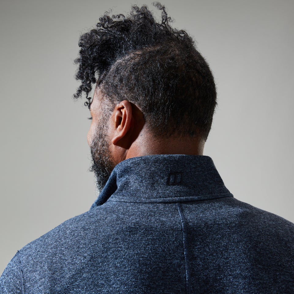 Men's Carnell Half Zip Fleece - Dark Green