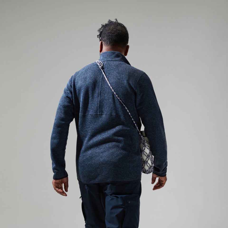 Men's Carnell Half Zip Fleece - Dark Green