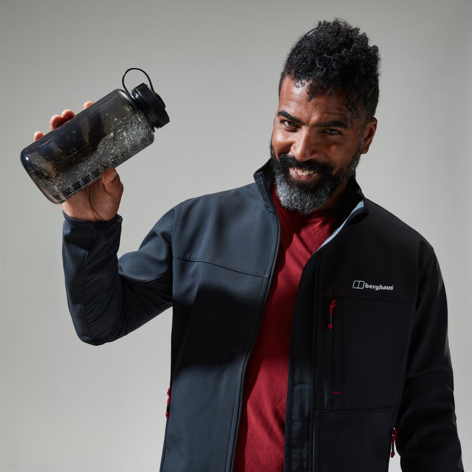 Ghlas 2.0 Softshell Jacken für Herren - Schwarz