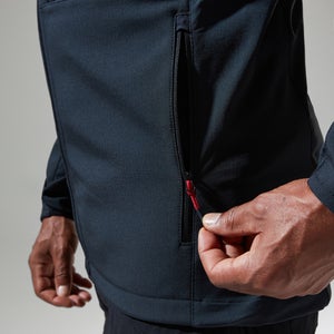 Ghlas 2.0 Softshell Jacken für Herren - Schwarz