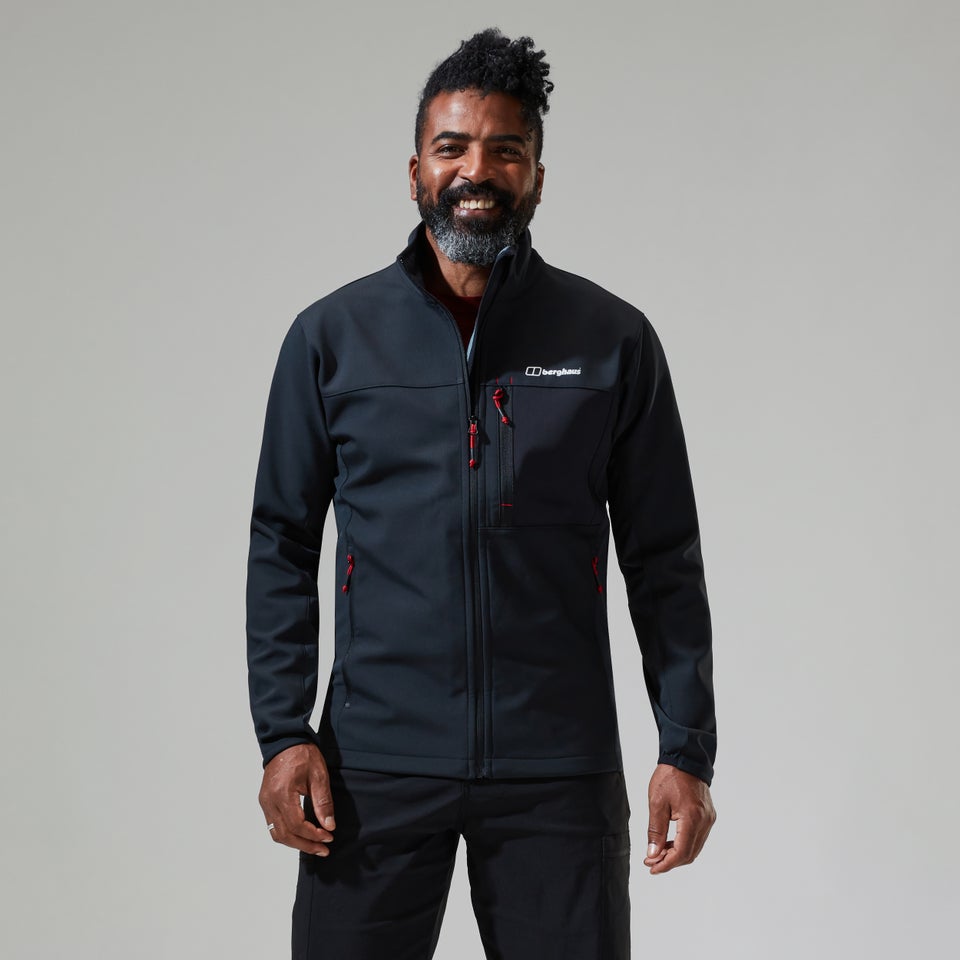 Ghlas 2.0 Softshell Jacken für Herren - Schwarz