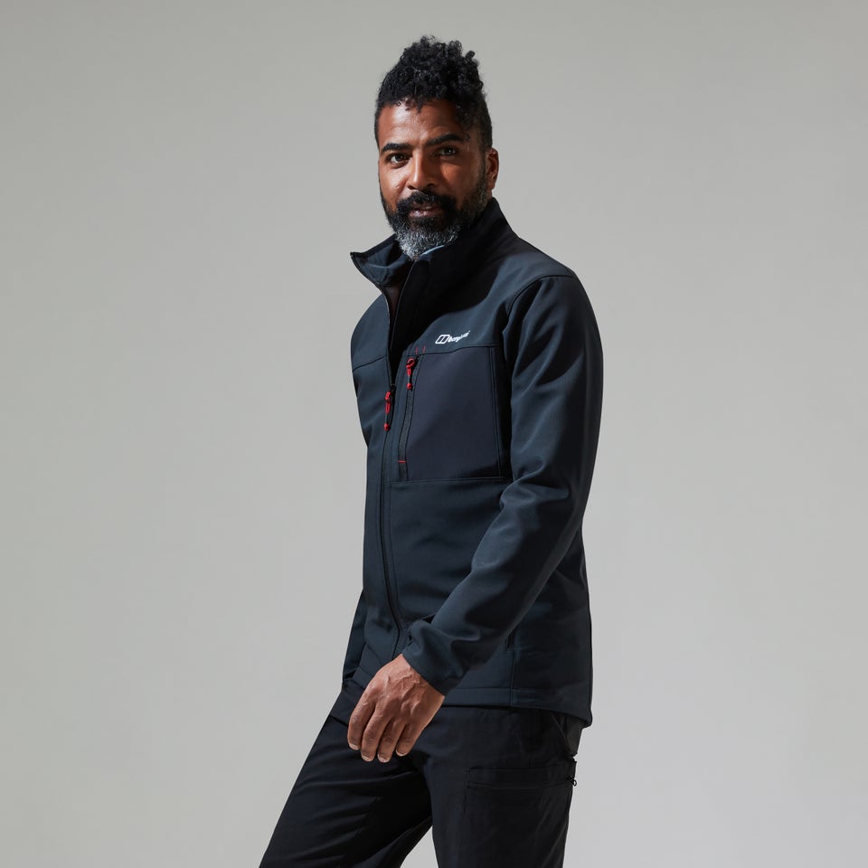 Ghlas 2.0 Softshell Jacken für Herren - Schwarz