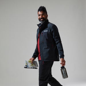 Ghlas 2.0 Softshell Jacken für Herren - Schwarz